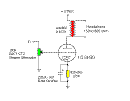 Schematic of SESS amp using 6H30.