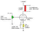 Schematic of SESS amp using Raytheon 5842.