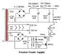 Schematic for passive power supply.